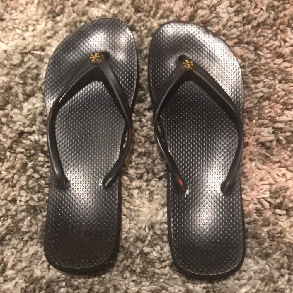 Tory Burch well loved size 8 flip flops